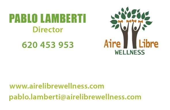 Wellness business card side A by Javier lorenzo Fdez (@jalofernandez)